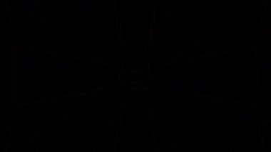 Siyah ve beyaz tonlarda kusursuz soyut desen.