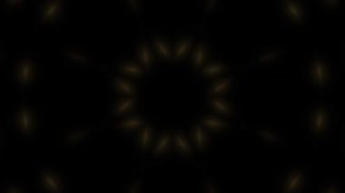 Soyut dijital fraktal model. geometrik renklerde yatay yönelim.