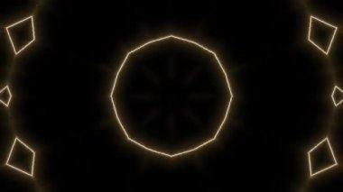 Soyut kaleydoskop arkaplanı. Çok güzel çok renkli kaleydoskop dokusu. Benzersiz tasarım alanı tasarımı