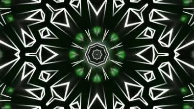 Kaleydoskop geçmişi. Çok renkli desen çizimi. 3d illüstrasyon.