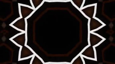 Soyut bilgisayar - fraktal tasarım. Fraktallar ve infinler için sonu gelmeyen bir fraktal çizim. -