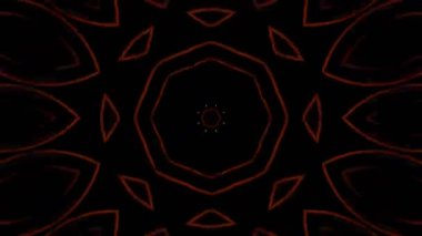 Resimsel bereketli fraktal desen resmi soyut arkaplan