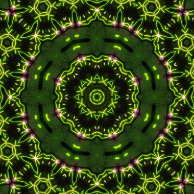 geometrik ve renkli uzayın kusursuz deseni