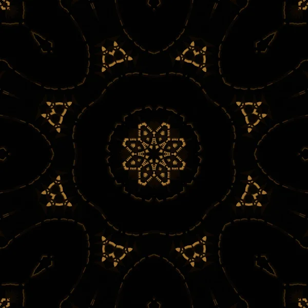 Altın karalamalı kusursuz desen.