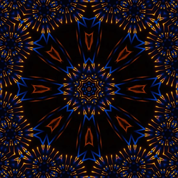 Mandala ile kaleyidoskopik arkaplan