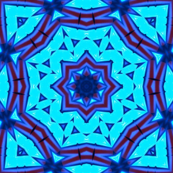 Renkli mandala. Kusursuz desen.