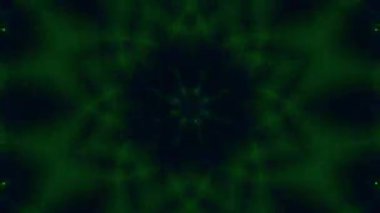 Psikedelik Kaleydoskop Patlaması simetrik kaleydoskop şekilleri patlıyor ve canlı renklerle beatendly döngülerde şekil değiştiriyor