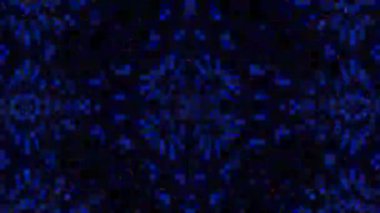 Psikedelik Kaleydoskop Patlaması simetrik kaleydoskop şekilleri patlıyor ve canlı renklerle beatendly döngülerde şekil değiştiriyor