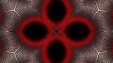 Psikedelik Kaleydoskop Patlaması simetrik kaleydoskop şekilleri patlıyor ve canlı renklerle beatendly döngülerde şekil değiştiriyor