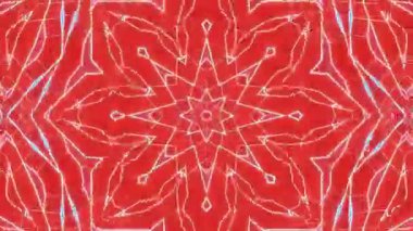 Psikedelik Kaleydoskop Patlaması simetrik kaleydoskop şekilleri patlıyor ve canlı renklerle beatendly döngülerde şekil değiştiriyor