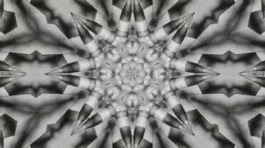 Psikedelik Kaleydoskop Patlaması simetrik kaleydoskop şekilleri patlıyor ve canlı renklerle beatendly döngülerde şekil değiştiriyor