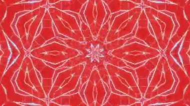 Psikedelik Kaleydoskop Patlaması simetrik kaleydoskop şekilleri patlıyor ve canlı renklerle beatendly döngülerde şekil değiştiriyor