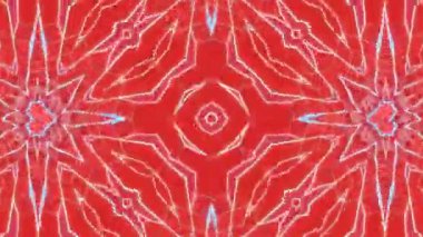 Psikedelik Kaleydoskop Patlaması simetrik kaleydoskop şekilleri patlıyor ve canlı renklerle beatendly döngülerde şekil değiştiriyor