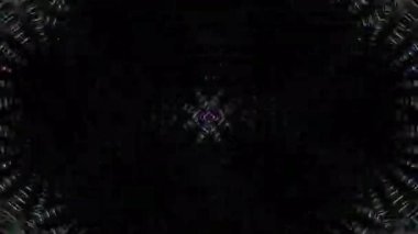 Psikedelik Kaleydoskop Patlaması simetrik kaleydoskop şekilleri patlıyor ve canlı renklerle beatendly döngülerde şekil değiştiriyor