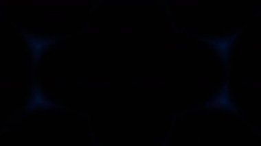 Psikedelik Kaleydoskop Patlaması simetrik kaleydoskop şekilleri patlıyor ve canlı renklerle beatendly döngülerde şekil değiştiriyor