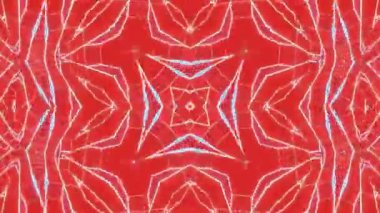 Psikedelik Kaleydoskop Patlaması simetrik kaleydoskop şekilleri patlıyor ve canlı renklerle beatendly döngülerde şekil değiştiriyor