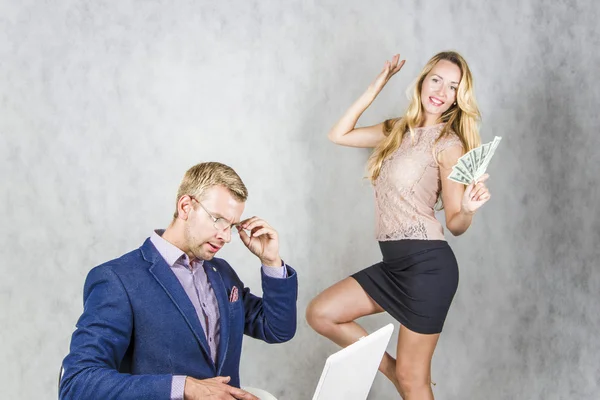 flört dizüstü Sekreteri oturma patron