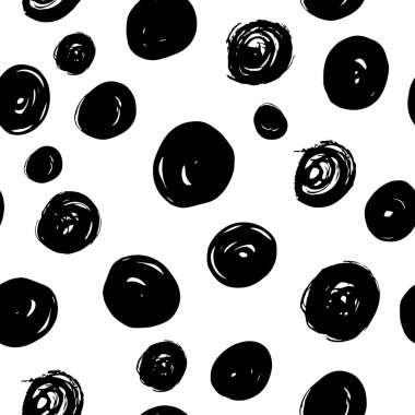 Mürekkep daireler seamless modeli