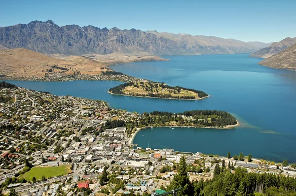 Queenstown de cima — Fotografia de Stock