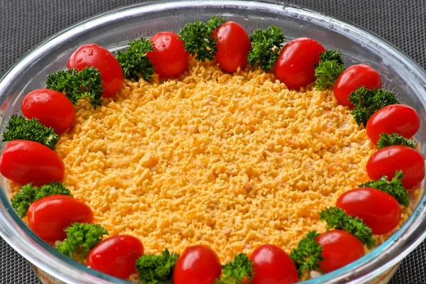 Renkli Mimoza salata