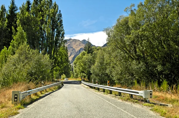 Perspective routière en Nouvelle-Zélande — Photo