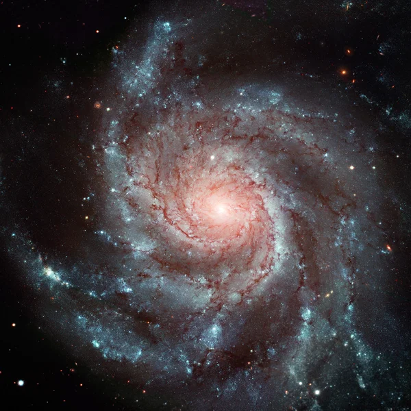 바람개비 은하. 큰 성좌에 있는 나선 은하. — 스톡 사진