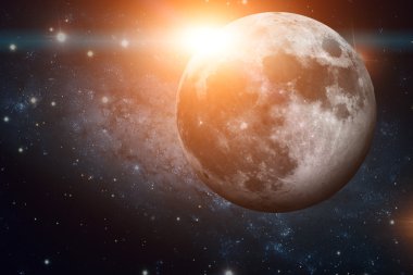 Güneş sistemi - toprak metalleri Moon. Toprak metalleri tek doğal uydusu ay..