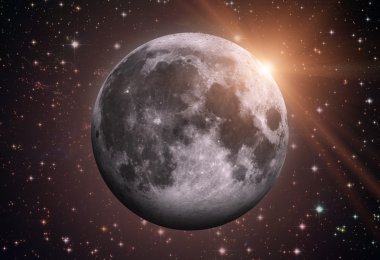 Güneş sistemi - toprak metalleri Moon. Toprak metalleri tek doğal uydusu ay..