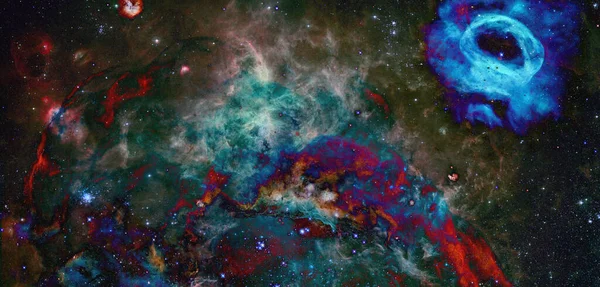 Deep Space Elements Image Furnished Nasa — Stock Photo, Image