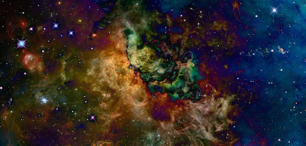 Galaxy Cluster Elements Image Furnished Nasa — Stock Photo, Image