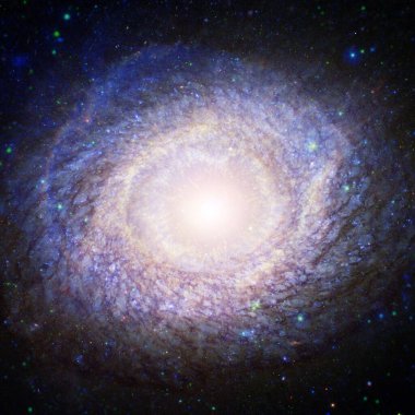 Bilim kurgu soyut duvar kağıdı. Evrende milyarlarca galaksi var. Bu görüntünün elementleri NASA tarafından desteklenmektedir