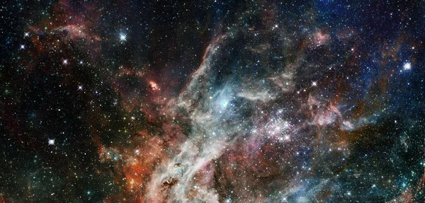 Nébuleuse Étoiles Dans Espace Lointain Éléments Cette Image Fournis Par — Photo