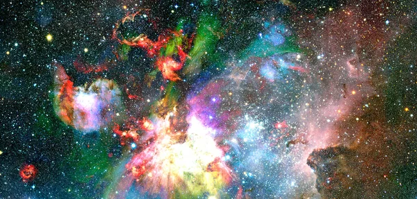 Nebulosa uma nuvem interestelar de poeira estelar. Elementos desta imagem fornecidos pela NASA — Fotografia de Stock