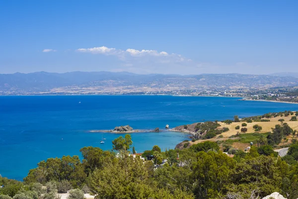Кипр Latchi Panorama. DionysusTrail Seavel . — стоковое фото