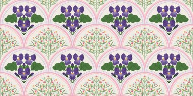 Kapak, Bayrak ve Notlar için Doğa Örnekleri Arka plan İllüstrasyonu. Sonbahar Estetik Arkaplanı. Bitki ve Çiçek Desenli Arkaplan.