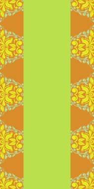 Damask Nature Pattern Background Illustration For Cover, Banner, Notes. Fall Winter Aesthetic Background. Plant And Flower Pattern Background.