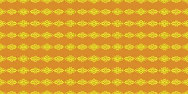 Damask Nature Pattern Background Illustration For Cover, Banner, Notes. Fall Winter Aesthetic Background. Plant And Flower Pattern Background.