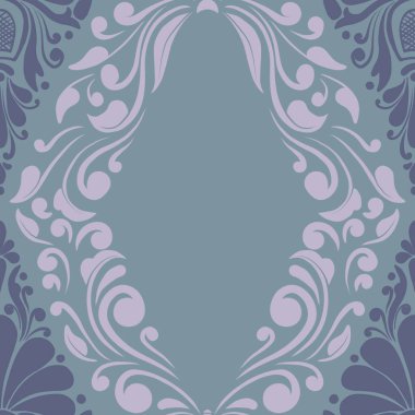 Damask Nature Pattern Background Illustration For Cover, Banner, Notes. Aesthetic Background. Damask Pattern Background. Seamless background. 