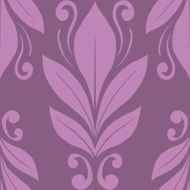 Damask Nature Pattern Background Illustration For Cover, Banner, Notes. Aesthetic Background. Damask Pattern Background. Seamless background. 