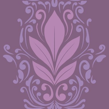 Damask Nature Pattern Background Illustration For Cover, Banner, Notes. Aesthetic Background. Damask Pattern Background. Seamless background. 