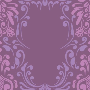 Damask Nature Pattern Background Illustration For Cover, Banner, Notes. Aesthetic Background. Damask Pattern Background. Seamless background. 