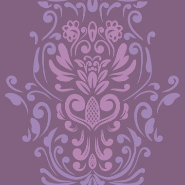 Damask Nature Pattern Background Illustration For Cover, Banner, Notes. Aesthetic Background. Damask Pattern Background. Seamless background. 