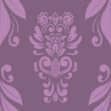 Damask Nature Pattern Background Illustration For Cover, Banner, Notes. Aesthetic Background. Damask Pattern Background. Seamless background. 