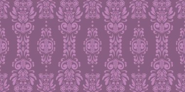 Damask Nature Pattern Background Illustration For Cover, Banner, Notes. Aesthetic Background. Damask Pattern Background. Seamless background. 
