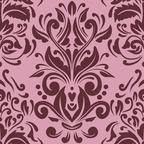 Damask Nature Pattern Background Illustration For Cover, Banner, Notes. Aesthetic Background. Damask Pattern Background. Seamless background. 