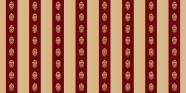 Damask Nature Pattern Background Illustration For Cover, Banner, Notes. Aesthetic Background. Damask Pattern Background. Seamless background. 