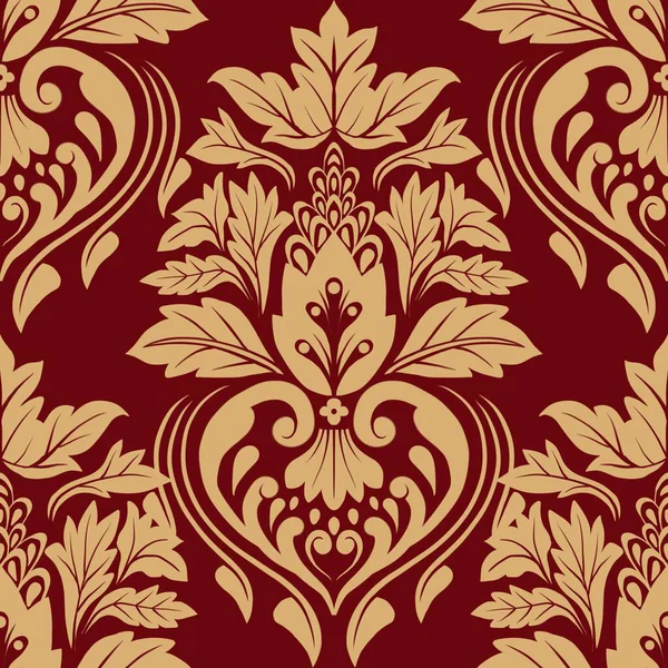 Damask Nature Pattern Background Illustration For Cover, Banner, Notes. Aesthetic Background. Damask Pattern Background. Seamless background. 