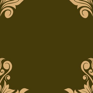 Damask Nature Pattern Background Illustration For Cover, Banner, Notes. Aesthetic Background. Damask Pattern Background. Seamless background. 