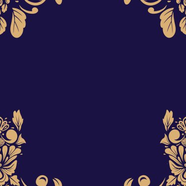 Damask Nature Pattern Background Illustration For Cover, Banner, Notes. Aesthetic Background. Damask Pattern Background. Seamless background. 