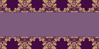 Damask Nature Pattern Background Illustration For Cover, Banner, Notes. Aesthetic Background. Damask Pattern Background. Seamless background. 